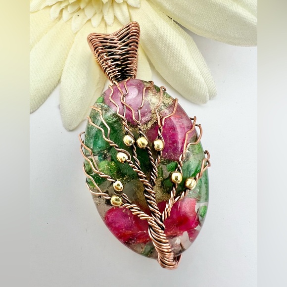 OYSTER TURQUOISE PENDANT - Picture 7 of 7